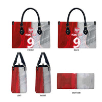 Custom Polish Football Leather Bag Eagle Wings Grunge Sporty Half Style - Wonder Print Shop