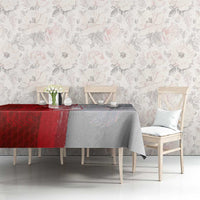 Custom Polish Football Tablecloth Eagle Wings Grunge Sporty Half Style - Wonder Print Shop