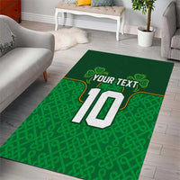 Custom Ireland Football Area Rug The Boys in Green-Go Champions
