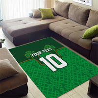 Custom Ireland Football Area Rug The Boys in Green-Go Champions
