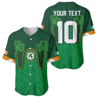 Custom Ireland Football Baseball Jersey The Boys in Green-Go Champions
