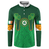 Custom Ireland Football Button Sweatshirt The Boys in Green-Go Champions