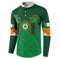 Custom Ireland Football Button Sweatshirt The Boys in Green-Go Champions
