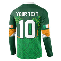 Custom Ireland Football Button Sweatshirt The Boys in Green-Go Champions