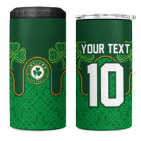 Custom Ireland Football 4 in 1 Can Cooler Tumbler The Boys in Green-Go Champions