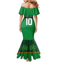 Custom Ireland Football Family Matching Mermaid Dress and Hawaiian Shirt The Boys in Green-Go Champions