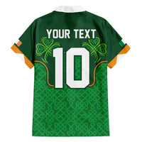 Custom Ireland Football Family Matching Puletasi and Hawaiian Shirt The Boys in Green-Go Champions