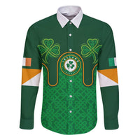 Custom Ireland Football Family Matching Short Sleeve Bodycon Dress and Hawaiian Shirt The Boys in Green-Go Champions