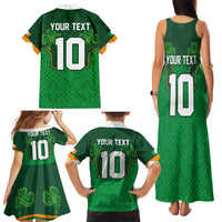 Custom Ireland Football Family Matching Tank Maxi Dress and Hawaiian Shirt The Boys in Green-Go Champions