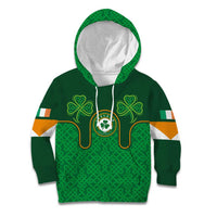 Custom Ireland Football Kid Hoodie The Boys in Green-Go Champions