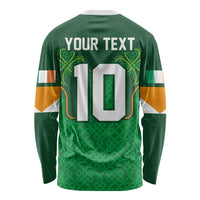 Custom Ireland Football Long Sleeve Shirt The Boys in Green-Go Champions