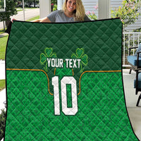 Custom Ireland Football Quilt The Boys in Green-Go Champions