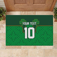 Custom Ireland Football Rubber Doormat The Boys in Green-Go Champions