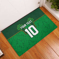Custom Ireland Football Rubber Doormat The Boys in Green-Go Champions