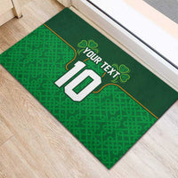 Custom Ireland Football Rubber Doormat The Boys in Green-Go Champions