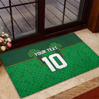 Custom Ireland Football Rubber Doormat The Boys in Green-Go Champions