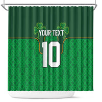 Custom Ireland Football Shower Curtain The Boys in Green-Go Champions