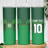 Custom Ireland Football Skinny Tumbler The Boys in Green-Go Champions
