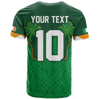 Custom Ireland Football T Shirt The Boys in Green-Go Champions