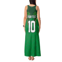 Custom Ireland Football Tank Maxi Dress The Boys in Green-Go Champions