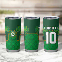 Custom Ireland Football Tumbler Cup The Boys in Green-Go Champions