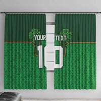 Custom Ireland Football Window Curtain The Boys in Green-Go Champions