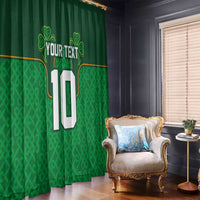 Custom Ireland Football Window Curtain The Boys in Green-Go Champions