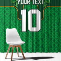 Custom Ireland Football Window Curtain The Boys in Green-Go Champions
