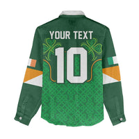 Custom Ireland Football Women Casual Shirt The Boys in Green-Go Champions
