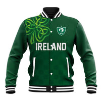 Custom Ireland Rugby-Celtic Shamrocks Baseball Jacket
