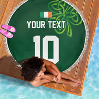 Custom Ireland Rugby-Celtic Shamrocks Beach Blanket
