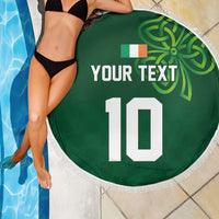 Custom Ireland Rugby-Celtic Shamrocks Beach Blanket