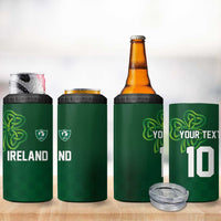 Custom Ireland Rugby-Celtic Shamrocks 4 in 1 Can Cooler Tumbler