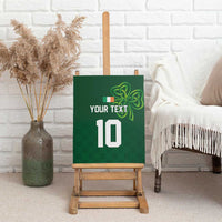 Custom Ireland Rugby-Celtic Shamrocks Canvas Wall Art