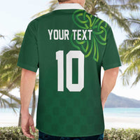 Custom Ireland Rugby-Celtic Shamrocks Hawaiian Shirt