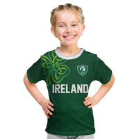 Custom Ireland Rugby-Celtic Shamrocks Kid T Shirt