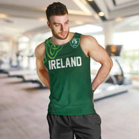 Custom Ireland Rugby-Celtic Shamrocks Men Tank Top