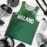 Custom Ireland Rugby-Celtic Shamrocks Men Tank Top