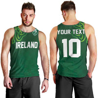Custom Ireland Rugby-Celtic Shamrocks Men Tank Top