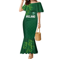 Custom Ireland Rugby-Celtic Shamrocks Mermaid Dress