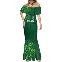 Custom Ireland Rugby-Celtic Shamrocks Mermaid Dress
