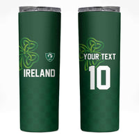 Custom Ireland Rugby-Celtic Shamrocks Skinny Tumbler