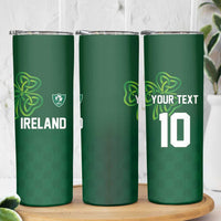 Custom Ireland Rugby-Celtic Shamrocks Skinny Tumbler