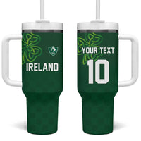 Custom Ireland Rugby-Celtic Shamrocks Tumbler With Handle