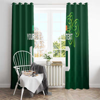 Custom Ireland Rugby-Celtic Shamrocks Window Curtain