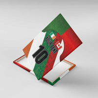 Custom Canada and Ireland Canvas Wall Art Shamrocks and Maple Leaves