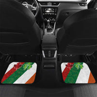 Custom Canada and Ireland Car Mats Shamrocks and Maple Leaves