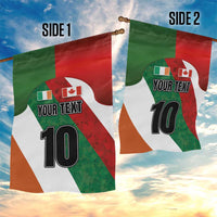 Custom Canada and Ireland Garden Flag Shamrocks and Maple Leaves