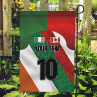 Custom Canada and Ireland Garden Flag Shamrocks and Maple Leaves