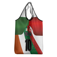 Custom Canada and Ireland Grocery Bag Shamrocks and Maple Leaves